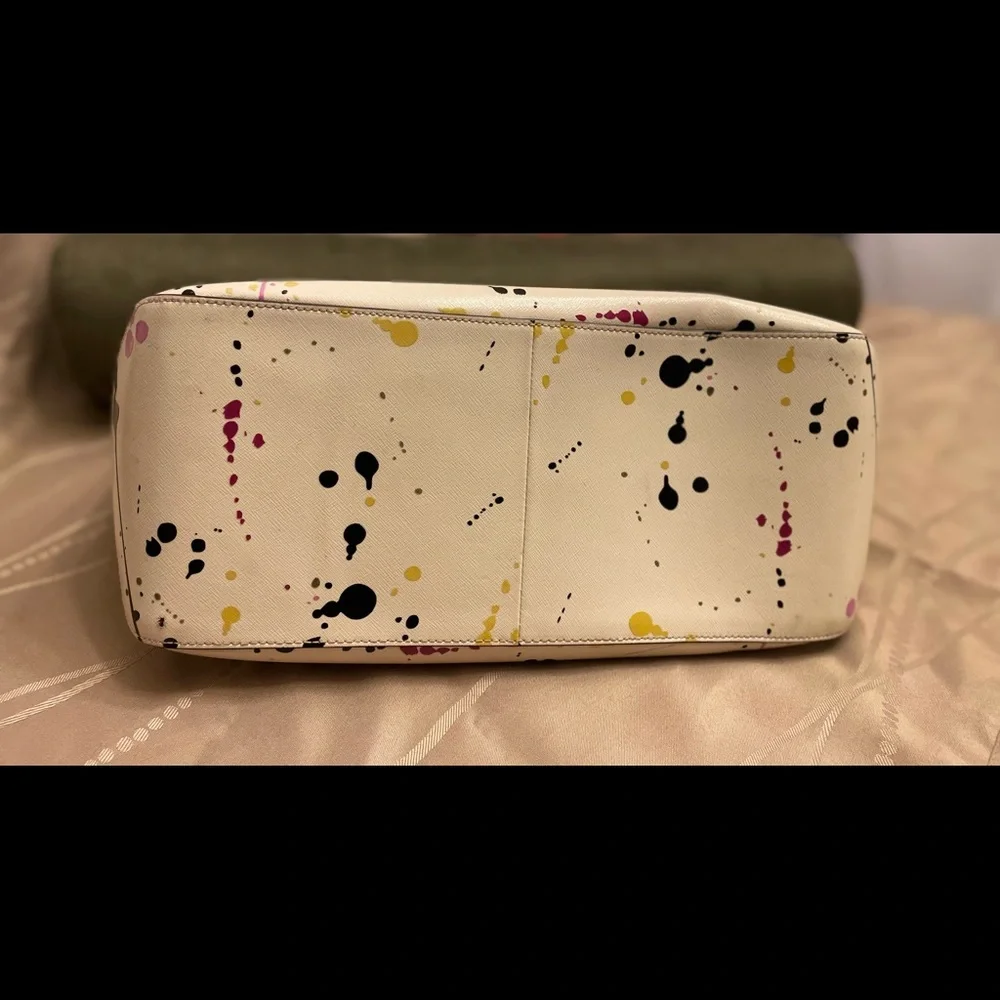 Henri Bendel Limited Edition Splatter Paint Tote - Picture 2 of 5